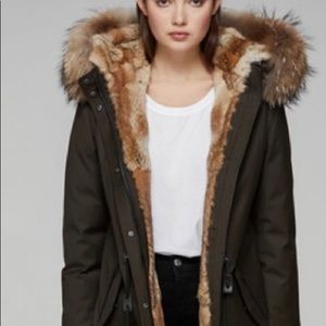 Fully fur lined Mackage parka